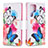 Leather Case Stands Fashionable Pattern Flip Cover Holder B09F for Samsung Galaxy S21 Ultra 5G