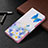 Leather Case Stands Fashionable Pattern Flip Cover Holder B09F for Samsung Galaxy S21 Ultra 5G