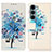 Leather Case Stands Fashionable Pattern Flip Cover Holder D02Y for Motorola Moto Edge S30 5G