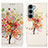 Leather Case Stands Fashionable Pattern Flip Cover Holder D02Y for Motorola Moto Edge S30 5G