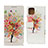 Leather Case Stands Fashionable Pattern Flip Cover Holder D02Y for Motorola Moto G100 5G