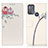Leather Case Stands Fashionable Pattern Flip Cover Holder D02Y for Motorola Moto G50