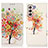 Leather Case Stands Fashionable Pattern Flip Cover Holder D02Y for Samsung Galaxy S23 Plus 5G