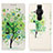 Leather Case Stands Fashionable Pattern Flip Cover Holder D02Y for Sony Xperia PRO-I Green