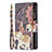 Leather Case Stands Fashionable Pattern Flip Cover Holder for Apple iPhone 13 Pro Mixed