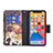 Leather Case Stands Fashionable Pattern Flip Cover Holder for Apple iPhone 13 Pro Mixed