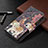 Leather Case Stands Fashionable Pattern Flip Cover Holder for Apple iPhone 13 Pro Mixed