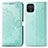 Leather Case Stands Fashionable Pattern Flip Cover Holder for Google Pixel 4 XL Green