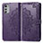 Leather Case Stands Fashionable Pattern Flip Cover Holder for Motorola Moto E32