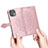 Leather Case Stands Fashionable Pattern Flip Cover Holder for Motorola Moto Edge 20 Lite 5G