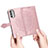 Leather Case Stands Fashionable Pattern Flip Cover Holder for Motorola Moto Edge (2022) 5G