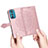 Leather Case Stands Fashionable Pattern Flip Cover Holder for Motorola Moto Edge 30 5G