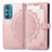 Leather Case Stands Fashionable Pattern Flip Cover Holder for Motorola Moto Edge 30 5G