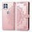 Leather Case Stands Fashionable Pattern Flip Cover Holder for Motorola Moto G100 5G