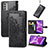 Leather Case Stands Fashionable Pattern Flip Cover Holder for Nokia G42 5G