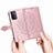 Leather Case Stands Fashionable Pattern Flip Cover Holder for OnePlus Nord N200 5G