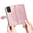 Leather Case Stands Fashionable Pattern Flip Cover Holder for Oppo Reno6 Pro 5G India