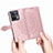 Leather Case Stands Fashionable Pattern Flip Cover Holder for Oppo Reno9 5G