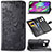 Leather Case Stands Fashionable Pattern Flip Cover Holder for Samsung Galaxy A40