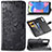 Leather Case Stands Fashionable Pattern Flip Cover Holder for Samsung Galaxy A50