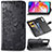 Leather Case Stands Fashionable Pattern Flip Cover Holder for Samsung Galaxy A70