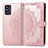 Leather Case Stands Fashionable Pattern Flip Cover Holder for Samsung Galaxy F52 5G