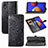 Leather Case Stands Fashionable Pattern Flip Cover Holder for Samsung Galaxy M01 Core