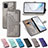 Leather Case Stands Fashionable Pattern Flip Cover Holder for Samsung Galaxy Note 10 Lite