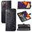 Leather Case Stands Fashionable Pattern Flip Cover Holder for Samsung Galaxy Note 20 Ultra 5G