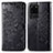 Leather Case Stands Fashionable Pattern Flip Cover Holder for Samsung Galaxy S20 Ultra 5G Black