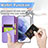 Leather Case Stands Fashionable Pattern Flip Cover Holder for Samsung Galaxy S21 Plus 5G