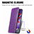 Leather Case Stands Fashionable Pattern Flip Cover Holder for Samsung Galaxy S21 Ultra 5G
