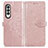 Leather Case Stands Fashionable Pattern Flip Cover Holder for Samsung Galaxy Z Fold4 5G