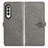 Leather Case Stands Fashionable Pattern Flip Cover Holder for Samsung Galaxy Z Fold4 5G