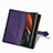 Leather Case Stands Fashionable Pattern Flip Cover Holder for Samsung Galaxy Z Fold4 5G