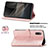 Leather Case Stands Fashionable Pattern Flip Cover Holder for Sony Xperia Ace II