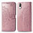 Leather Case Stands Fashionable Pattern Flip Cover Holder for Sony Xperia L3 Rose Gold