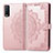 Leather Case Stands Fashionable Pattern Flip Cover Holder for Vivo Y11s