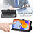 Leather Case Stands Fashionable Pattern Flip Cover Holder for Xiaomi Redmi Note 11 Pro 5G