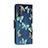 Leather Case Stands Fashionable Pattern Flip Cover Holder H01X for Samsung Galaxy S23 Plus 5G