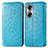 Leather Case Stands Fashionable Pattern Flip Cover Holder S01D for Huawei Honor 60 Pro 5G