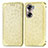 Leather Case Stands Fashionable Pattern Flip Cover Holder S01D for Huawei Honor 60 Pro 5G