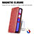 Leather Case Stands Fashionable Pattern Flip Cover Holder S01D for Motorola Moto E30