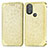 Leather Case Stands Fashionable Pattern Flip Cover Holder S01D for Motorola Moto G Power (2022)