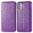 Leather Case Stands Fashionable Pattern Flip Cover Holder S01D for Motorola Moto G Stylus (2021)