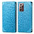 Leather Case Stands Fashionable Pattern Flip Cover Holder S01D for Samsung Galaxy Note 20 Ultra 5G