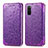 Leather Case Stands Fashionable Pattern Flip Cover Holder S01D for Samsung Galaxy S20