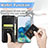 Leather Case Stands Fashionable Pattern Flip Cover Holder S01D for Samsung Galaxy S20 Plus 5G