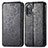 Leather Case Stands Fashionable Pattern Flip Cover Holder S01D for Xiaomi Poco F4 GT 5G Black