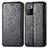 Leather Case Stands Fashionable Pattern Flip Cover Holder S01D for Xiaomi Poco X3 GT 5G Black